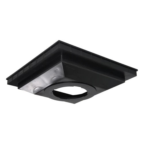 Aquascape Black Plastic Square Gully Frame & Locking Outlet 454mm (18 Inch)