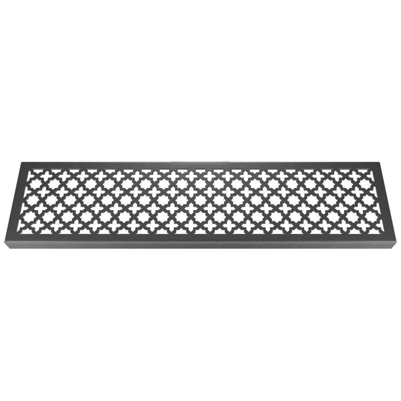 Columbus Corten Steel Channel Drain Grate 125 x 1000mm (5 Inch)