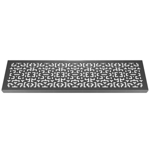 Crossword Corten Steel Channel Drain Grate 125 x 1000mm (5 Inch)