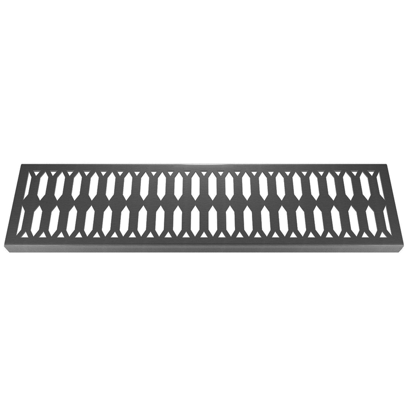 Crystal Corten Steel Channel Drain Grate 125 x 1000mm (5 Inch)