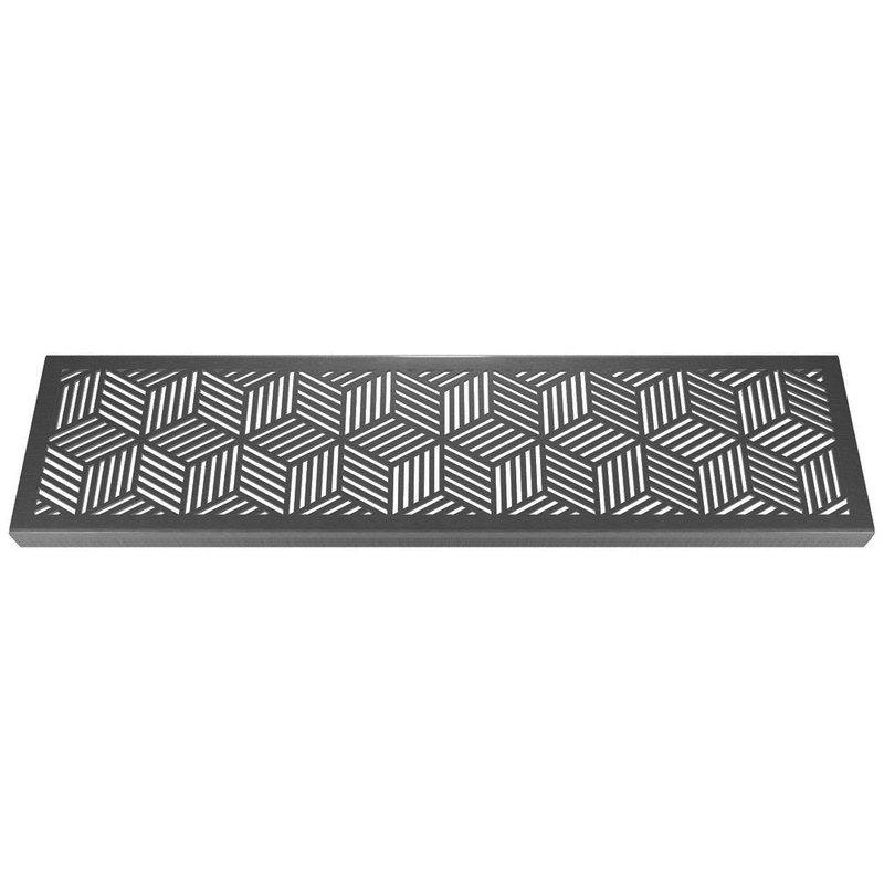 Cubix Corten Steel Channel Drain Grate 125 x 1000mm (5 Inch)