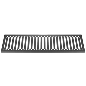 Hexagon Corten Steel Channel Drain Grate 125 x 1000mm (5 Inch)