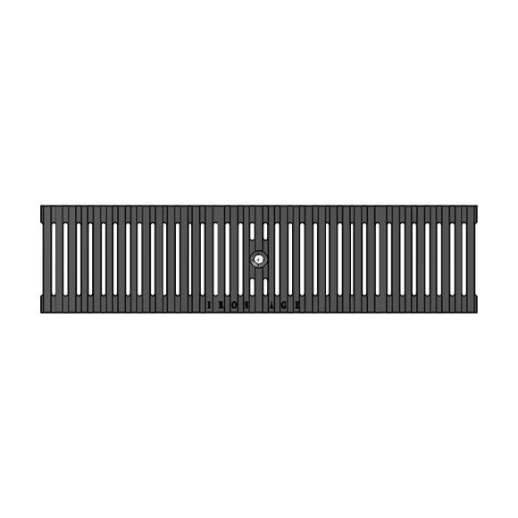 Regular Joe Cast Iron Channel Drain Grate 497 x 125mm Heel Proof (20 x 5 Inch)