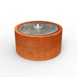 Corten Steel Round Water Table