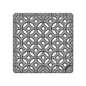 Interlaken Cast Iron Square Gully Cover 223mm (9 Inch)